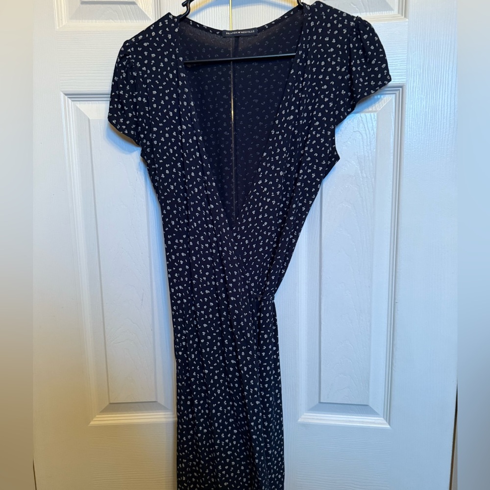 Short wrap dress